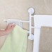 JINSHUNFA Swivel Towel Bar 4-Arm Bathroom Swing Hanger Towel Rack Holder Storage Organizer Space Saving Wall Mount