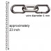 JINSHUNFA 2 Pcs 5/32 x 23 Inch Link Chain 304 Stainless Steel Coil Chain for Transport Tie Down Binder Chain Pulling Towing Hanging, Home, Camping, Pet Towing, 4mm